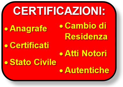 certificati landingpage